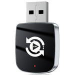 Q1U 4-i-1 Trådløs CarPlay Smart AI-boks Kablet til Trådløs CarPlay Android Auto AirPlay Mirror Link USB-dongle
