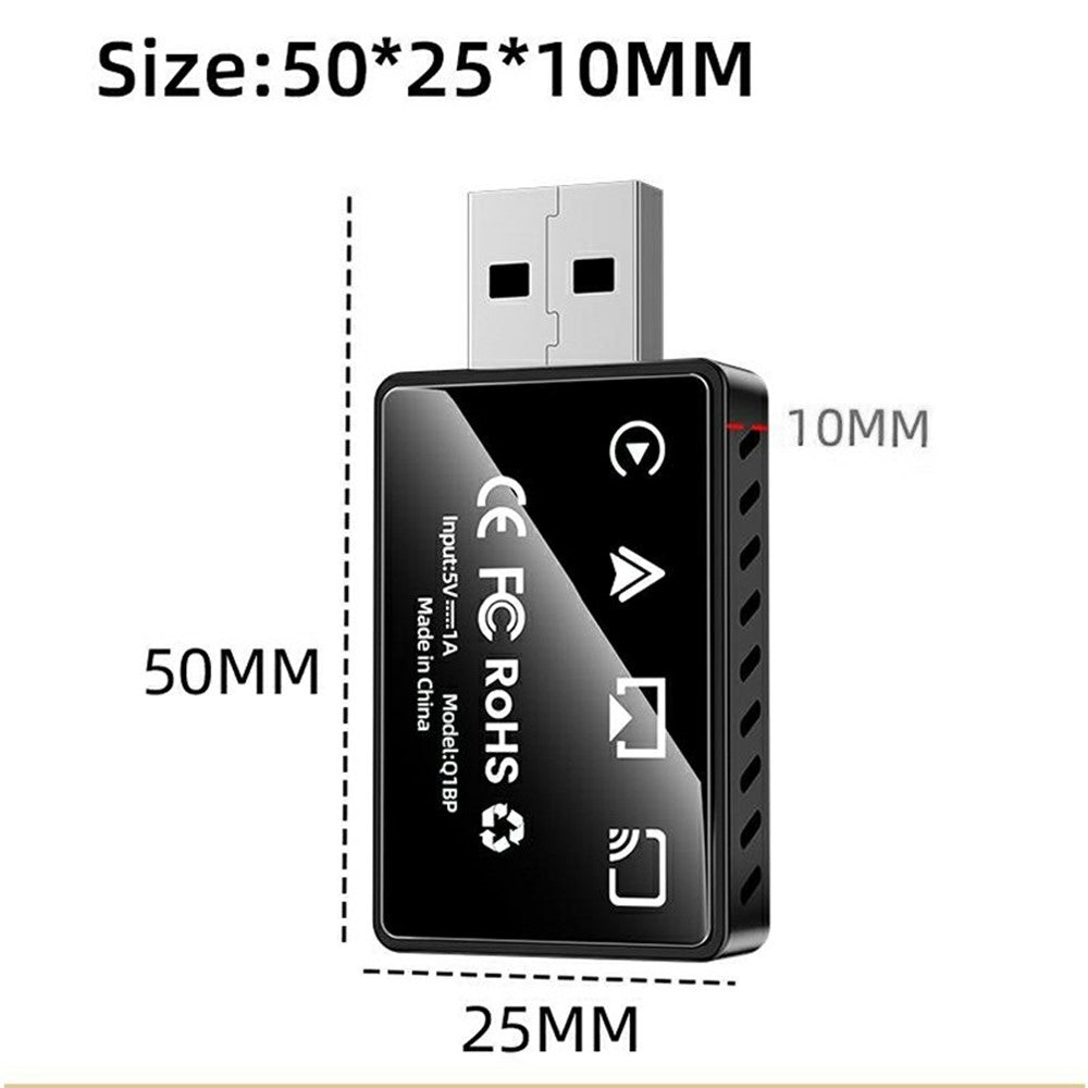 Q1BP 4 in 1 Wireless CarPlay Adapter AirPlay Mirror Link CarPlay Android Auto USB Dongle