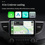 Q1BVS 4 in 1 Wired to Wireless CarPlay Adapter Android Auto Airplay Mirror Link AirPlay USB Dongle Smart AI Box