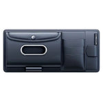 Car Sun Visor Organizer Tissue Box Holder Glasses Storage Compartment Multi-functional Card Storage Pouch for Cars Trucks