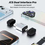 TYS-4262AC 2-in-1 Wireless CarPlay Android Auto Adapter Bluetooth-compatible WiFi USB-A USB-C Dual Interface Dongle