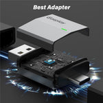 TYS-4262AC 2-in-1 Wireless CarPlay Android Auto Adapter Bluetooth-compatible WiFi USB-A USB-C Dual Interface Dongle