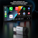 TYS-4262AC 2-in-1 Wireless CarPlay Android Auto Adapter Bluetooth-compatible WiFi USB-A USB-C Dual Interface Dongle