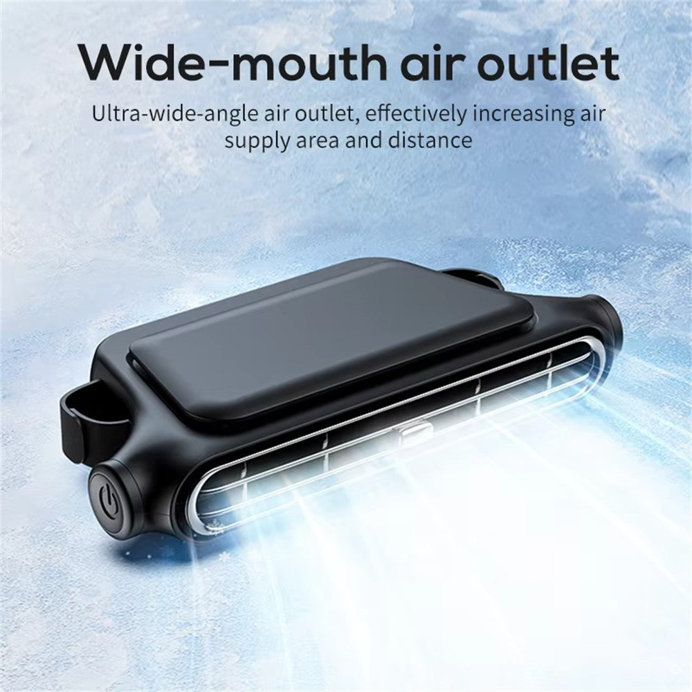 KLX05 Dual Turbine Portable Car Seat Cooling Fan 3-Speed Adjustable Rear Backrest Fan
