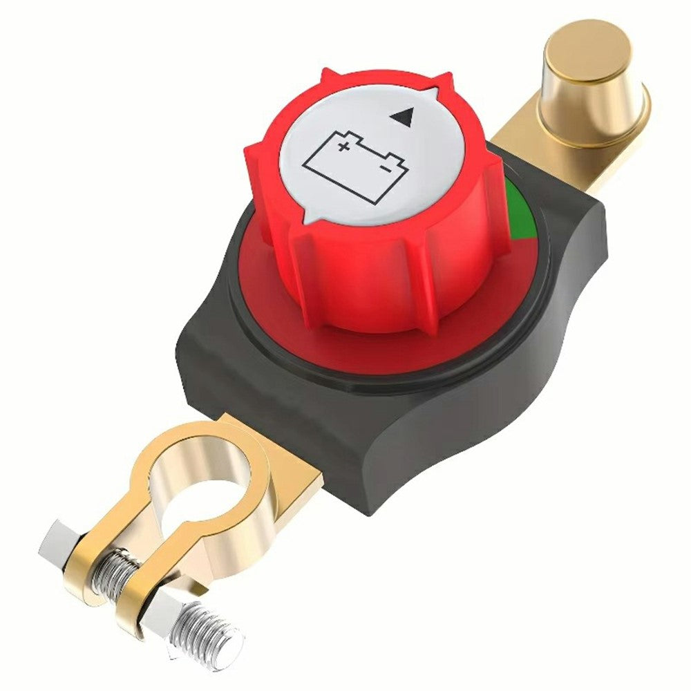 12V / 24V Battery Disconnect Switch Top Post Negative Terminal Master Switch for Car Truck RV Boat