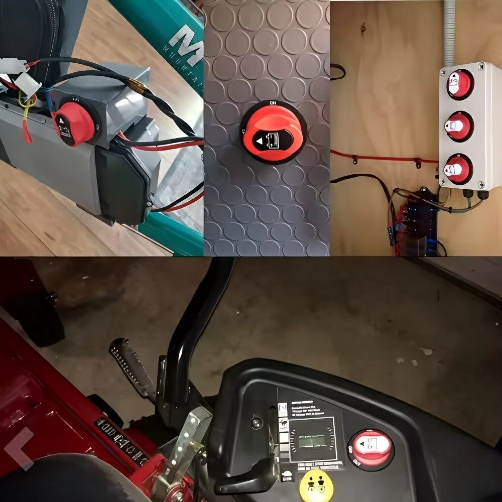 300A batteriafbryder, marin yacht- og bilafbryder, sort drejekontakt til båd, autocamper, lastbil og motorcykel