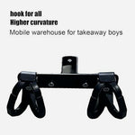 Double Hook Anti-Drop Electric Scooter Hook Plastic Motorcycle Hanger for Bottle Bag Umbrella