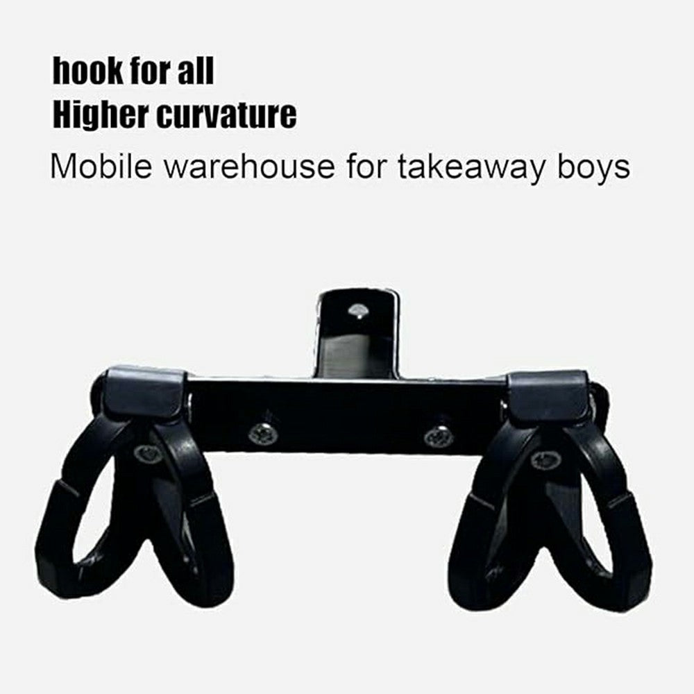 Double Hook Anti-Drop Electric Scooter Hook Plastic Motorcycle Hanger for Bottle Bag Umbrella