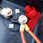A2941 200A Car Boat Battery Kill Switch Isolator Power Disconnect Switch Heat Shrink Tube Wiring Terminal Kit with 2 Keys