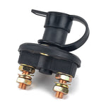 A2941 200A Car Boat Battery Kill Switch Isolator Power Disconnect Switch Heat Shrink Tube Wiring Terminal Kit with 2 Keys
