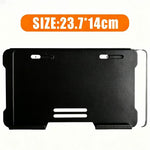 Aluminum Alloy Motorcycle License Plate Frame with 3mm Transparent Acrylic Cover