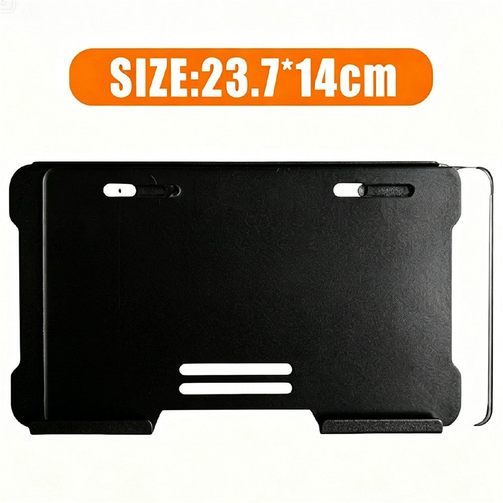 Aluminum Alloy Motorcycle License Plate Frame with 3mm Transparent Acrylic Cover