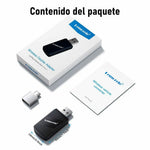 LEMORELE P90 Trådløs CarPlay-adapter Plug and Play 2-i-1 Android Auto-konverter med USB-C-adapter