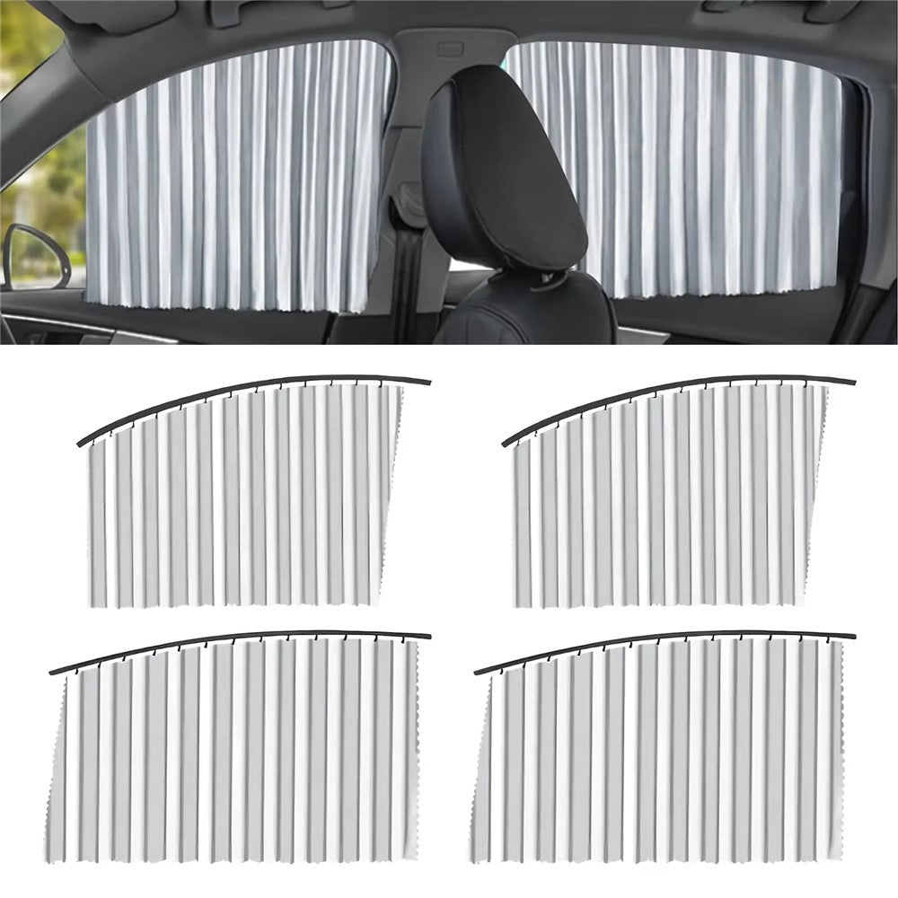 4 stk. / sæt Bil magnetisk solskærm sidevindue UV-beskyttelse privatlivsgardin til SUV sedan