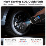 6625 Car Jump Starter 22 Cylinder Tire Inflator 6000mAh Emergency Power Bank with LED Light