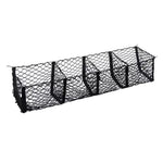 130x30cm Truck Cargo Net Organizer Mesh Storage Bag 4 Pockets Trunk Organizer for SUV Pickup Bed