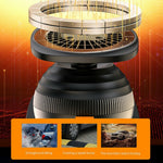 Magnetic Car Phone Holder Adhesive Mount 360 Degree Rotating Cellphone Stand with Cable Clip