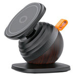 Magnetic Car Phone Holder Adhesive Mount 360 Degree Rotating Cellphone Stand with Cable Clip