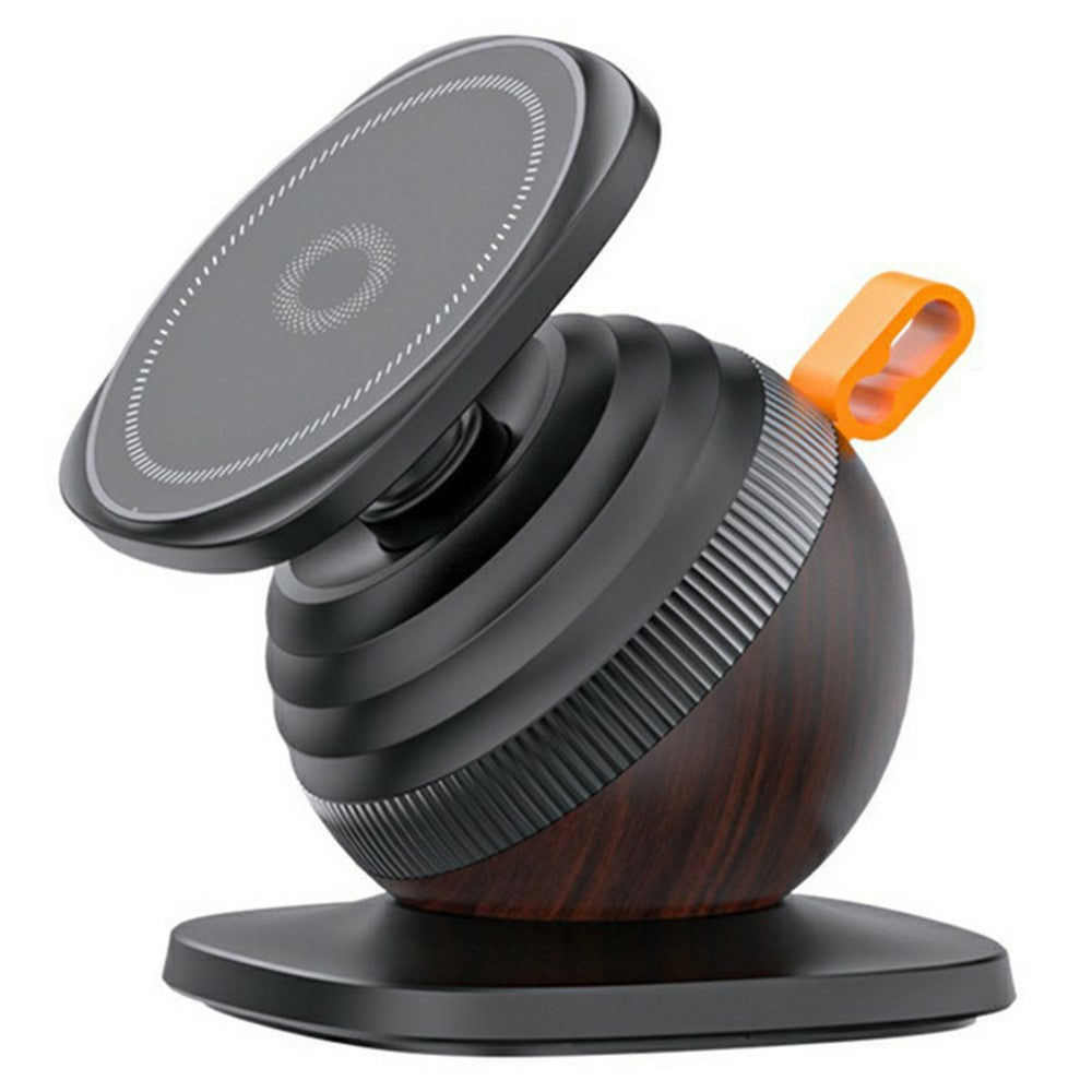 Magnetic Car Phone Holder Adhesive Mount 360 Degree Rotating Cellphone Stand with Cable Clip