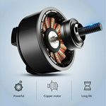 12V / 24V Car USB Fan 360 Degree Rotatable 3-Speed Adjustable Dual Head Desktop Silent Fan for Dashboard