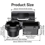 Car Window Organizer Multi-Function Cup Holder Phone Storage Box for Door Side Hanging