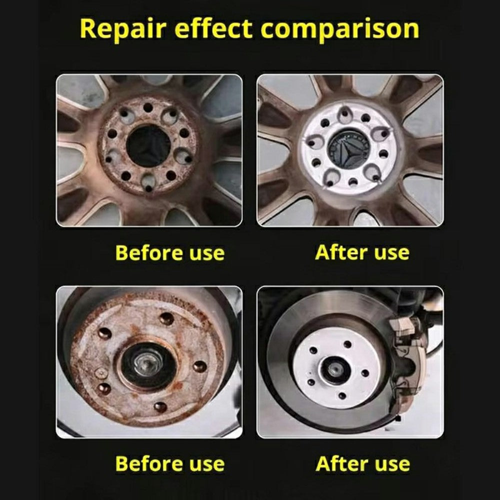9Pcs Wheel Hub Brake Disc Rust Removal Tool Kit with 5 Grinding Discs Wire Brush Gloves for Car Maintenance