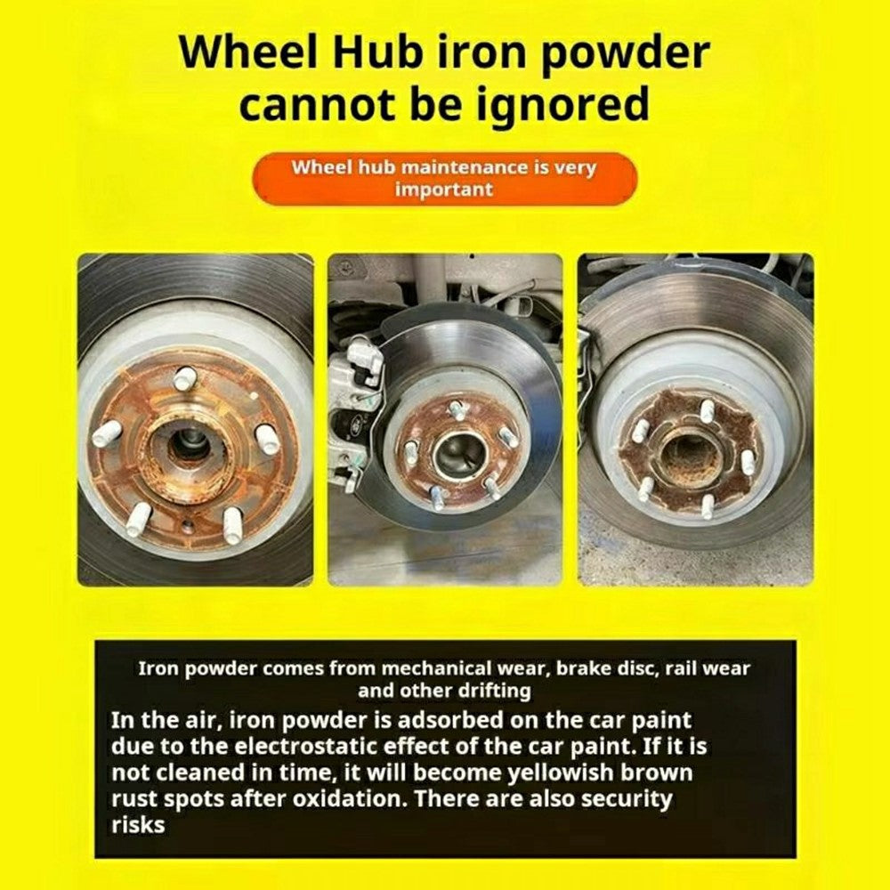 9Pcs Wheel Hub Brake Disc Rust Removal Tool Kit with 5 Grinding Discs Wire Brush Gloves for Car Maintenance