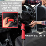 70cm Car Steering Wheel Lock Thickened Steel Wire Anti-Theft Lock with 3 Keys for Truck / SUV / Van