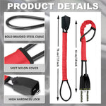 70cm Car Steering Wheel Lock Thickened Steel Wire Anti-Theft Lock with 3 Keys for Truck / SUV / Van