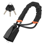 70cm Car Steering Wheel Lock Thickened Steel Wire Anti-Theft Lock with 3 Keys for Truck / SUV / Van