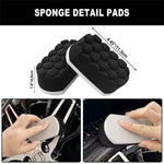 7Pcs Car Detailing Brush Kit Soft Wheel Hub Detail Brush Sponge Pad Car Wash Tools Set