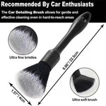 9Pcs Car Detailing Brush Kit Soft Wheel Hub Detail Brush Sponge Pad Car Wash Tools Set