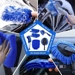27Pcs Car Detailing Kit Cleaning Tools Set Drill Brushes Microfiber Towels Polish Pads for Auto Wash