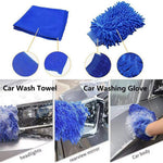 27Pcs Car Detailing Kit Cleaning Tools Set Drill Brushes Microfiber Towels Polish Pads for Auto Wash
