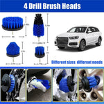 33Pcs Car Cleaning Kit Auto Detailing Tools Drill Brush Microfiber Towel Tire Brush for Interior Exterior