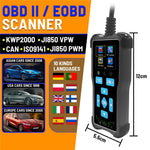 AT100 1.8 Inch TFT Screen OBD2 Scanner Car Diagnostic Tool Engine Code Reader for Auto Repair