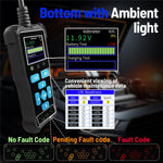 AT100 1.8 Inch TFT Screen OBD2 Scanner Car Diagnostic Tool Engine Code Reader for Auto Repair