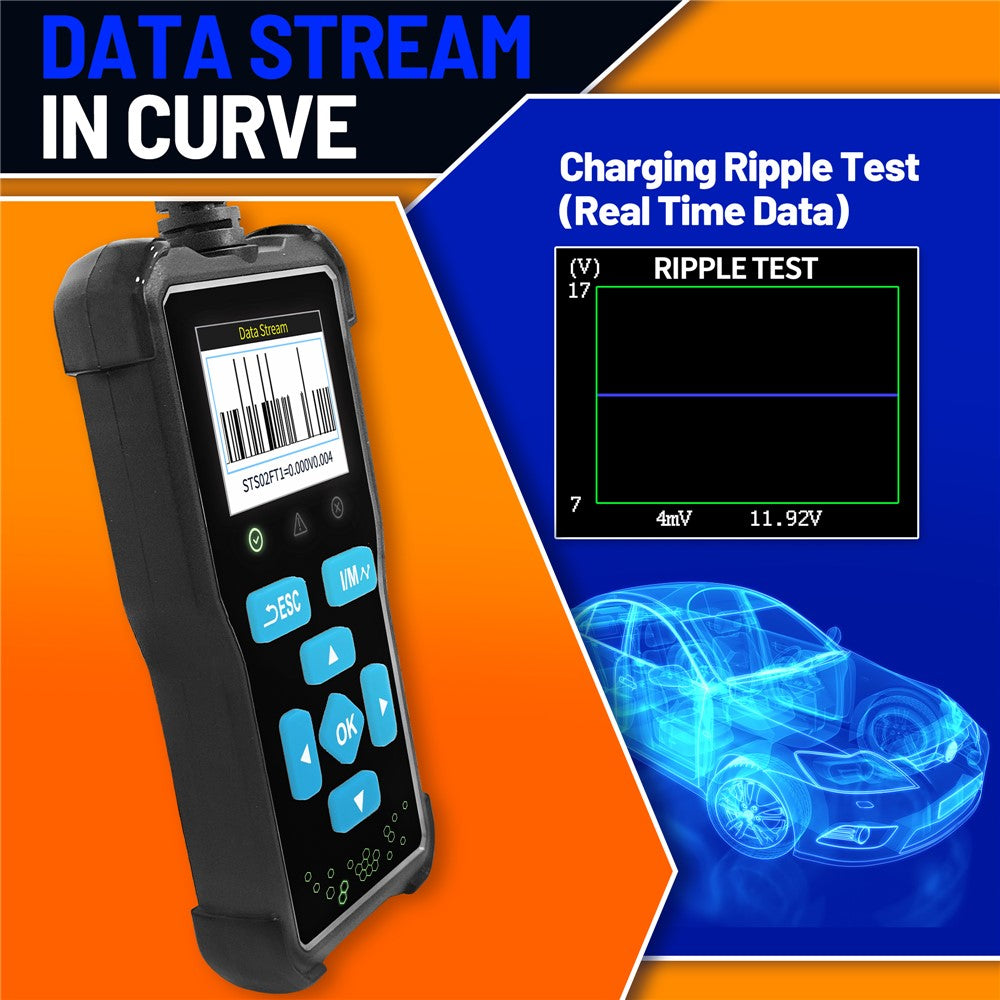 AT100 1.8 Inch TFT Screen OBD2 Scanner Car Diagnostic Tool Engine Code Reader for Auto Repair
