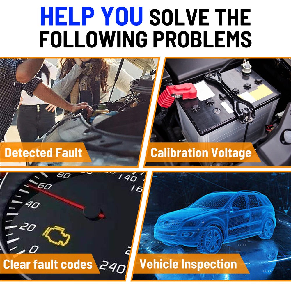 AT100 1.8 Inch TFT Screen OBD2 Scanner Car Diagnostic Tool Engine Code Reader for Auto Repair