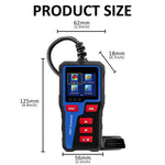 AT300 OBD2 Scanner 1.8 Inch TFT Screen Car Diagnostic Tool Battery Test Code Reader for Engine Check