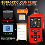 AT700 OBD2 Scanner 2.4-inch TFT Screen Battery Test Car Diagnostic Tool Supports Cloud Print