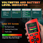AT700 OBD2 Scanner 2.4-inch TFT Screen Battery Test Car Diagnostic Tool Supports Cloud Print