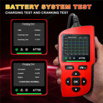 AT700 OBD2 Scanner 2.4-inch TFT Screen Battery Test Car Diagnostic Tool Supports Cloud Print