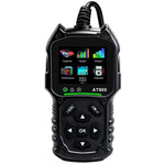 AT900 OBD2 Car Diagnostic Scanner Tool Support Cloud Print 2.4 Inch TFT Screen Battery Tester for Engine Check