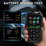 AT900 OBD2 Car Diagnostic Scanner Tool Support Cloud Print 2.4 Inch TFT Screen Battery Tester for Engine Check