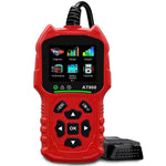 AT900 OBD2 Car Diagnostic Scanner Tool Support Cloud Print 2.4 Inch TFT Screen Battery Tester for Engine Check