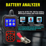 BT60 2,4 tommer TFT-skærm batteritester og -analysator 6V / 12V / 24V bil motorcykel lastbil blysyre batteridiagnoseværktøj