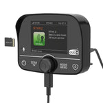 C9 Car DAB Digital Radio Receiver Bluetooth-compatible 2.4 Inch Touch Screen USB-C FM Transmitter for Car Audio