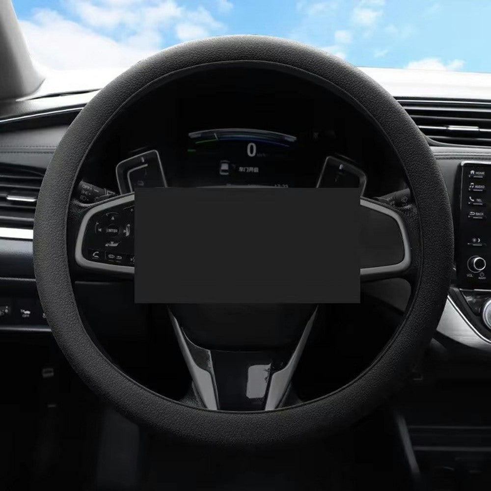 Universal Silicone Steering Wheel Cover Anti-slip 32-47cm Diameter Steering Wheel Sleeve Protector
