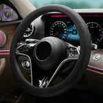 Universal Silicone Steering Wheel Cover Anti-slip 32-47cm Diameter Steering Wheel Sleeve Protector